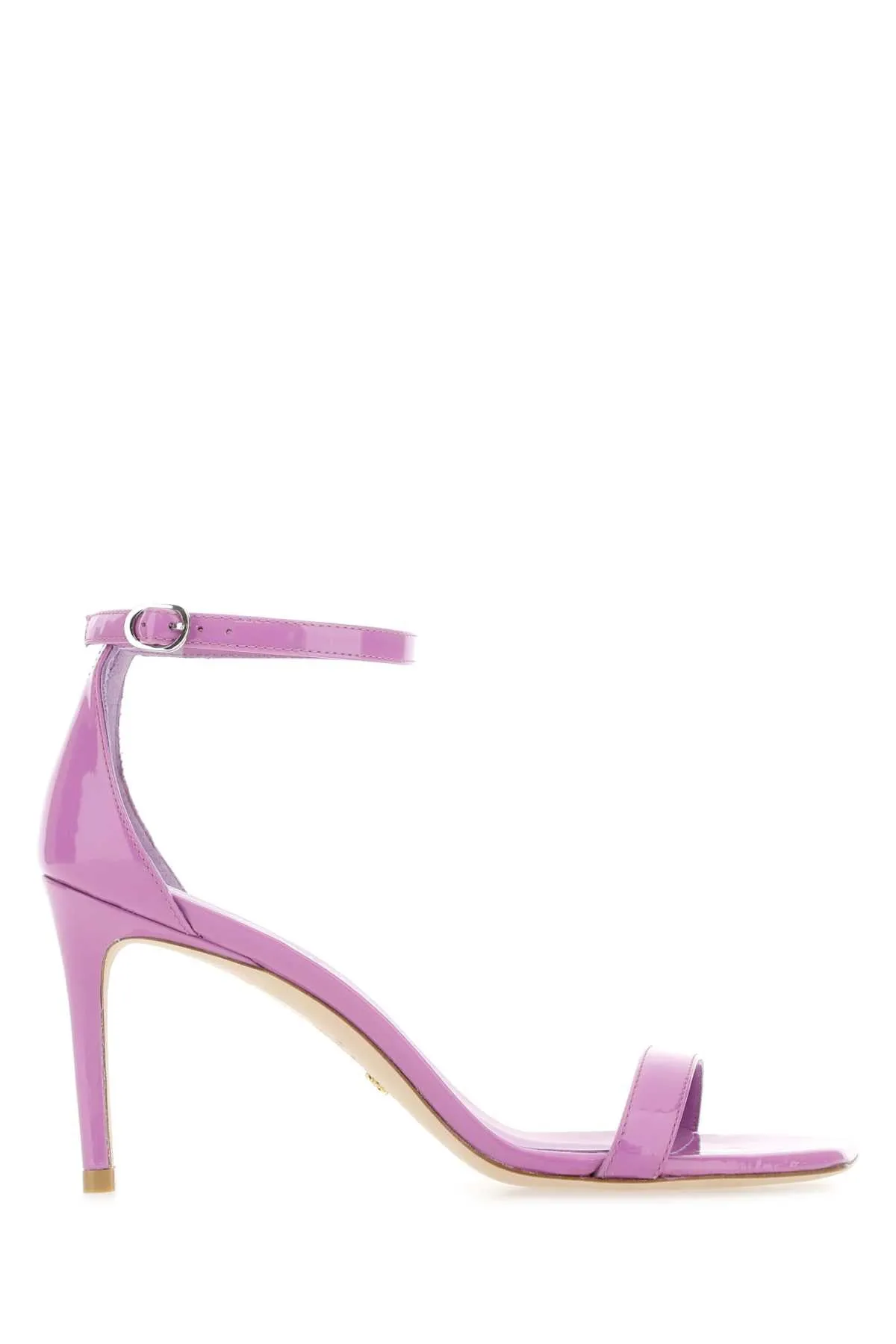 Stuart Weitzman Lilac Leather Nunakedcurve 85 Sandals