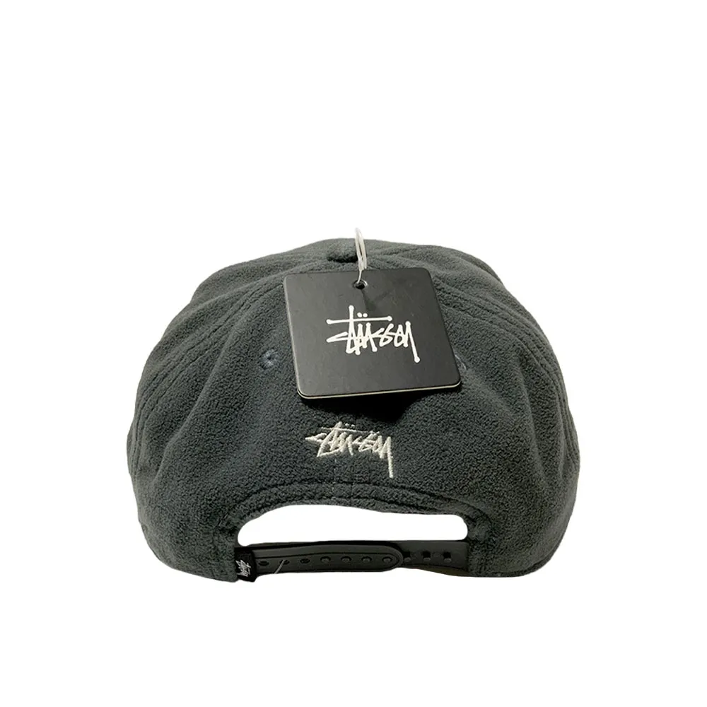 Stussy Pirate Fleece Snapback Ballcap Grey 031821