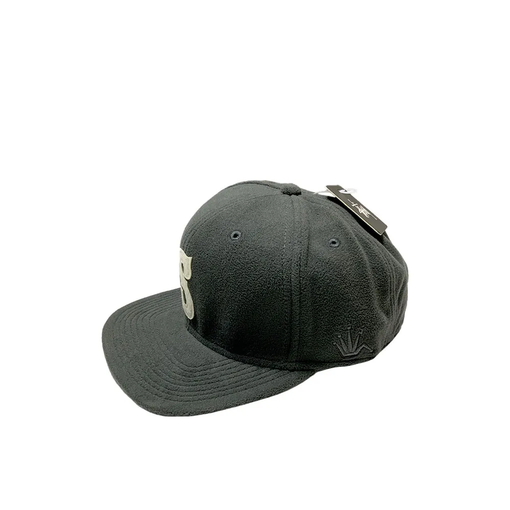 Stussy Pirate Fleece Snapback Ballcap Grey 031821