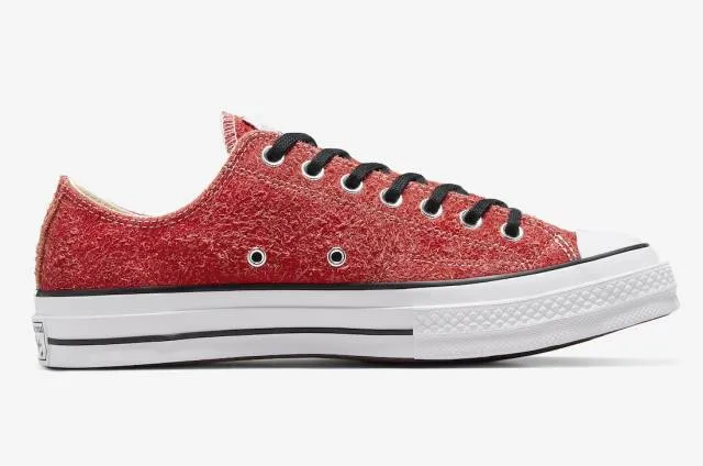 Stussy x Converse Chuck 70 Ox Poppy Red