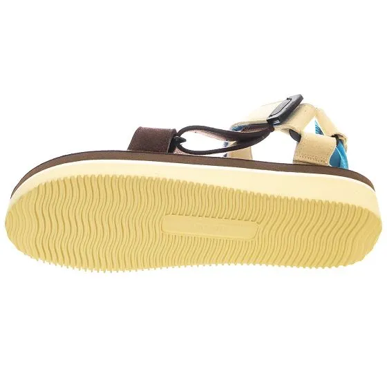 SUICOKE Womens Depa-Ecs Brown / Cream Sandals