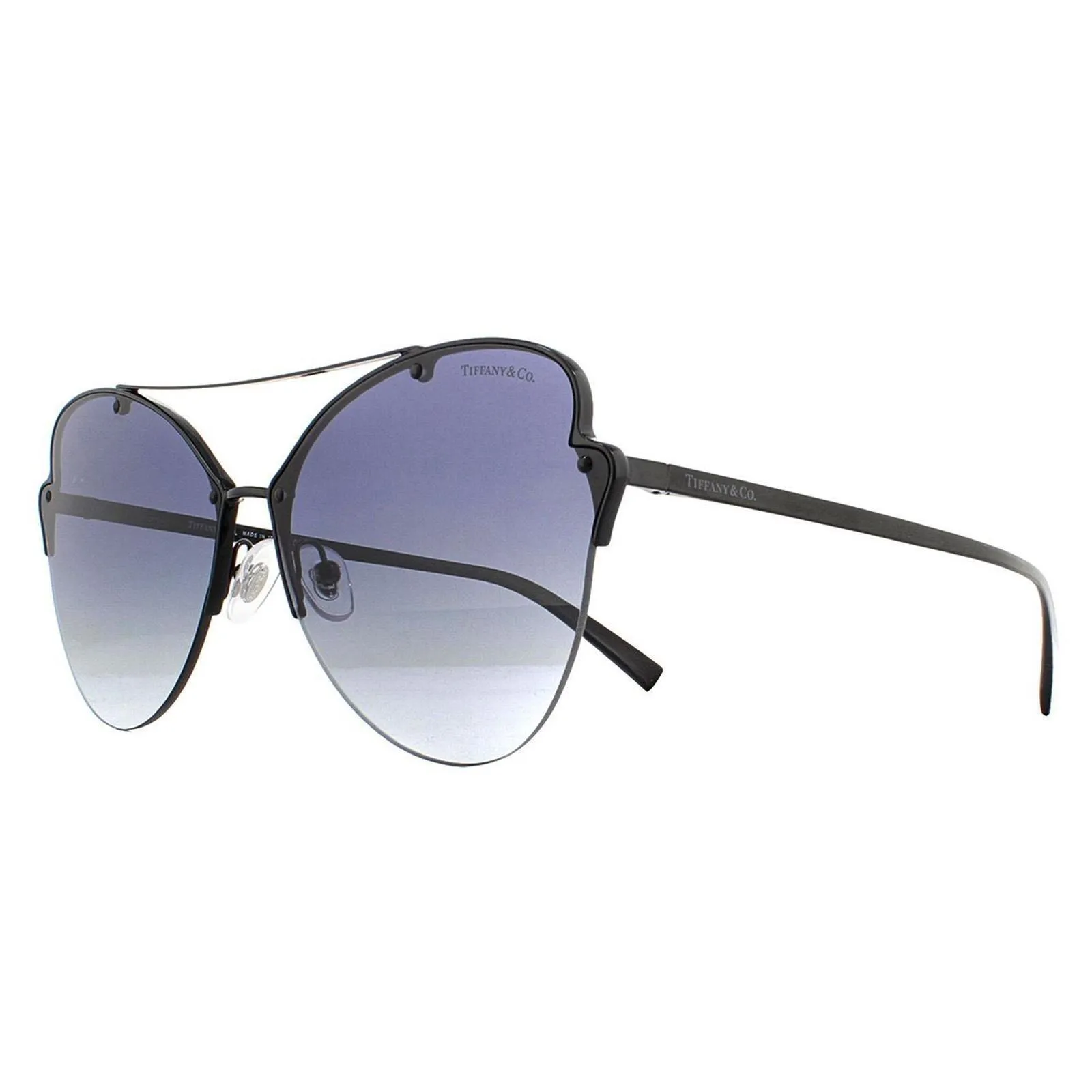 Sunglasses | Cat Eye Black Blue Gradient Sunglasses | Tiffany