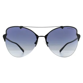 Sunglasses | Cat Eye Black Blue Gradient Sunglasses | Tiffany