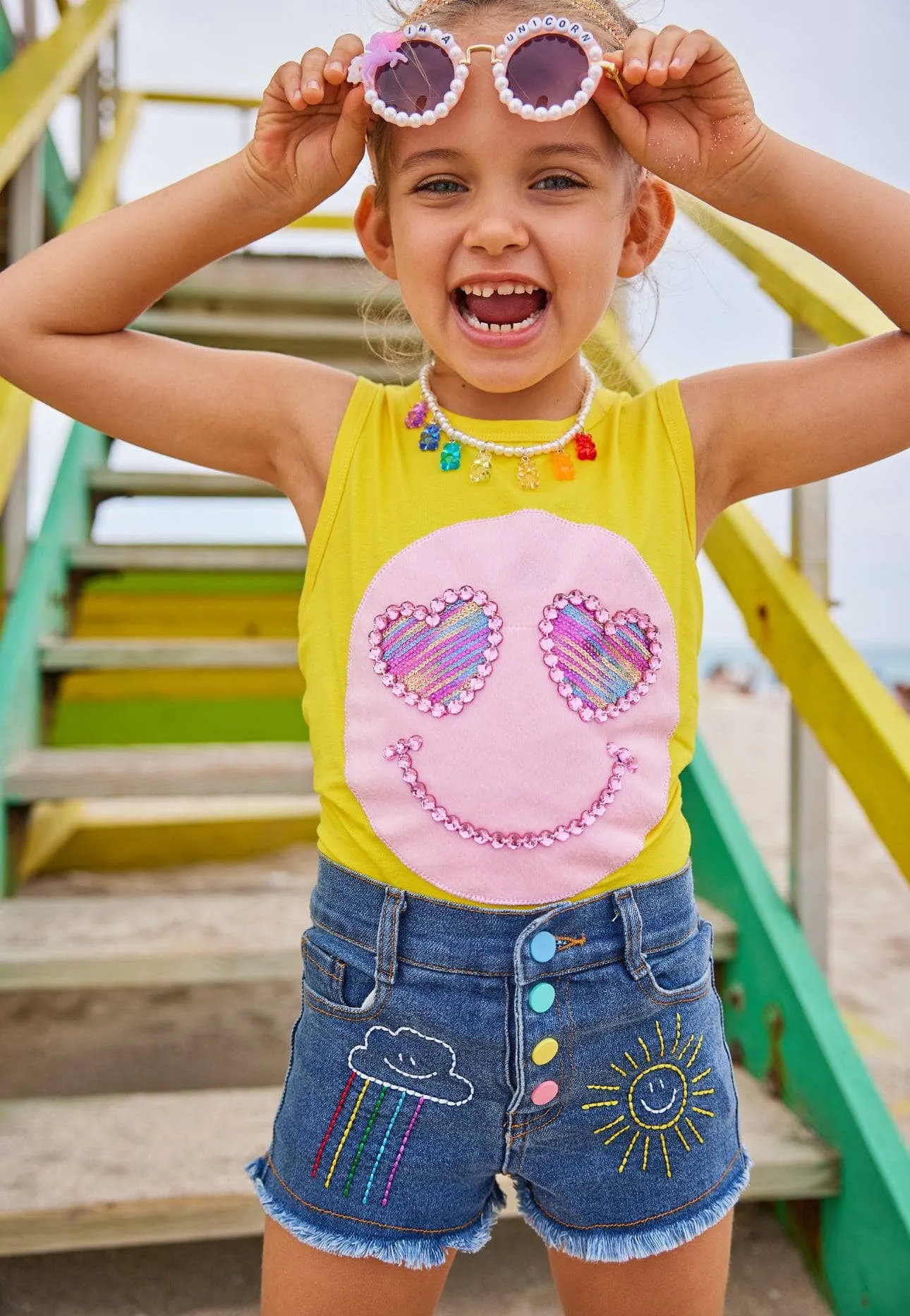 Sunshine Emoji Tank