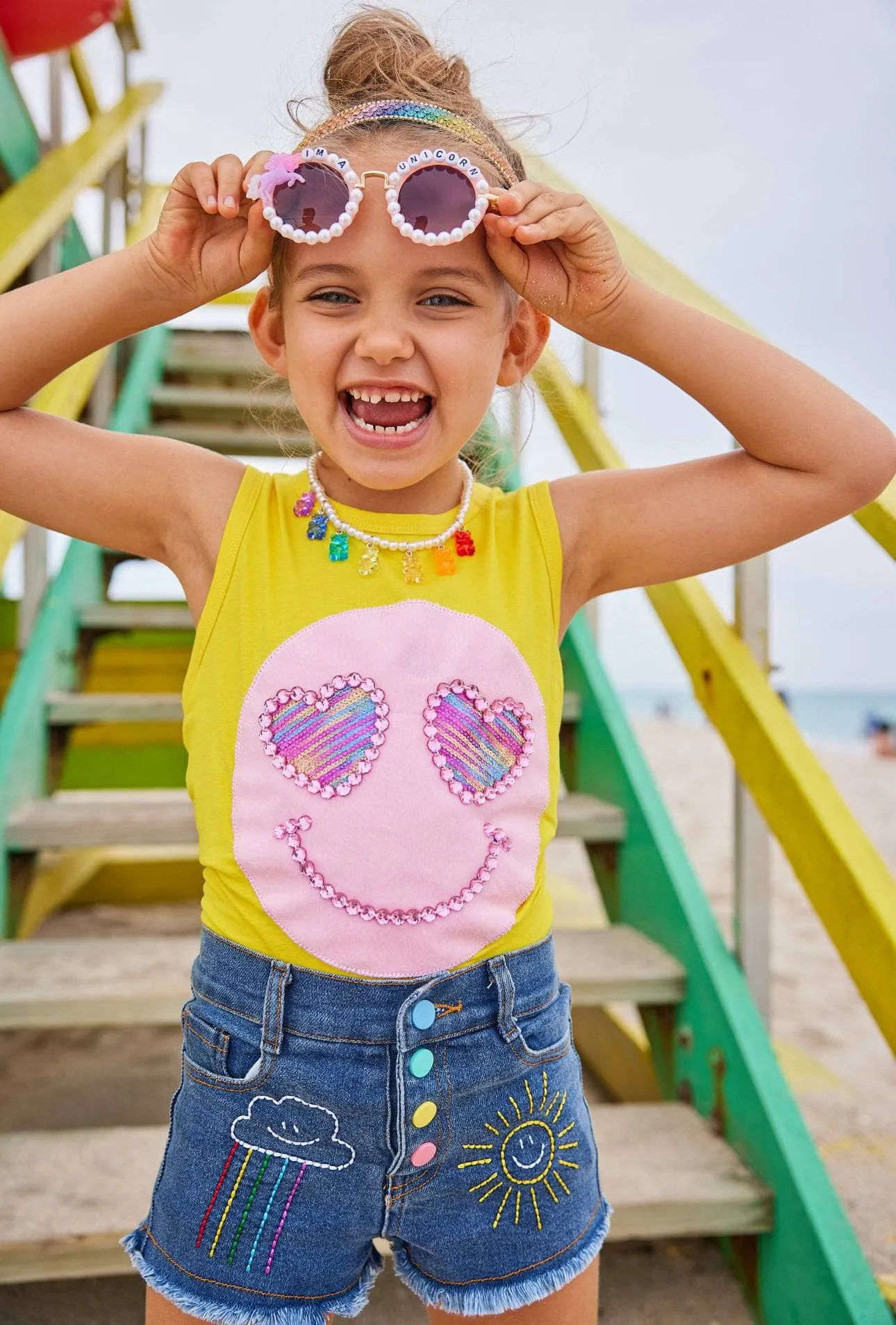 Sunshine Emoji Tank