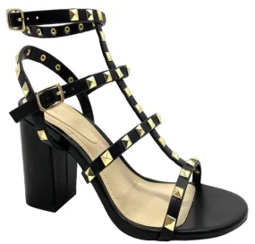 SUSIE-20 Studded Heeled Sandals