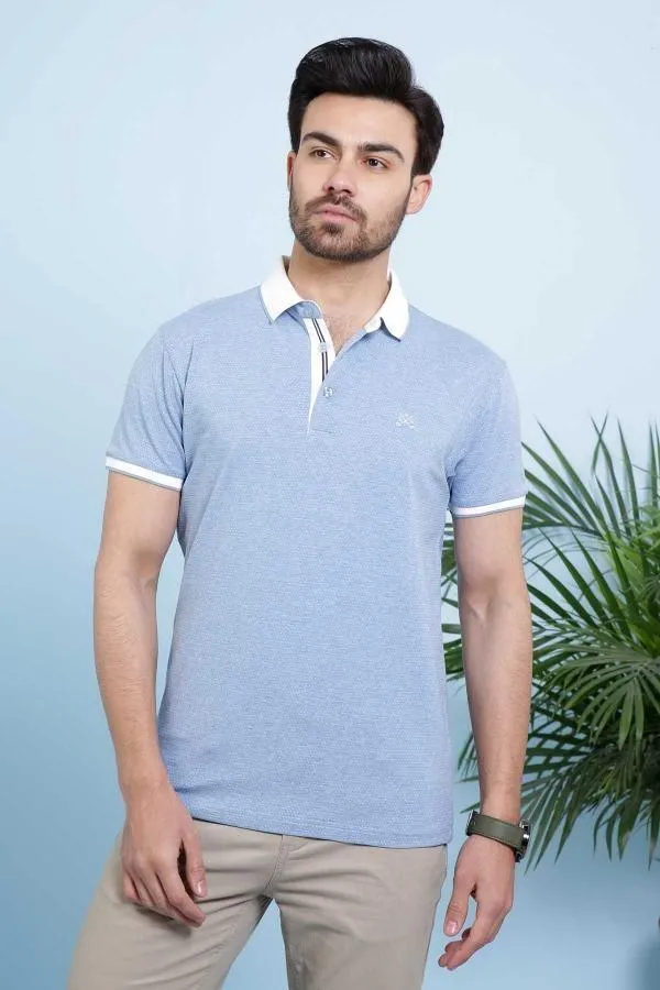 T SHIRT POLO SKY BLUE