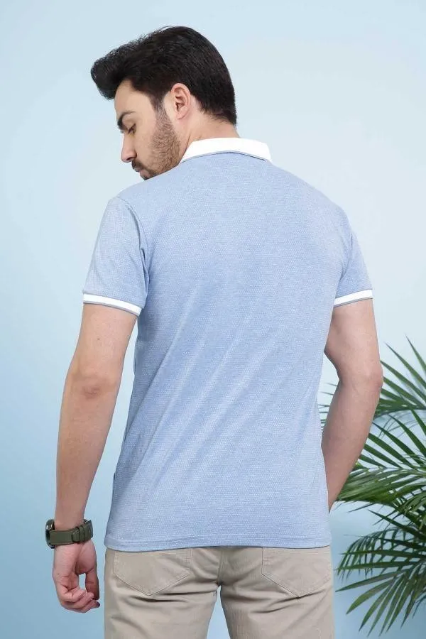 T SHIRT POLO SKY BLUE