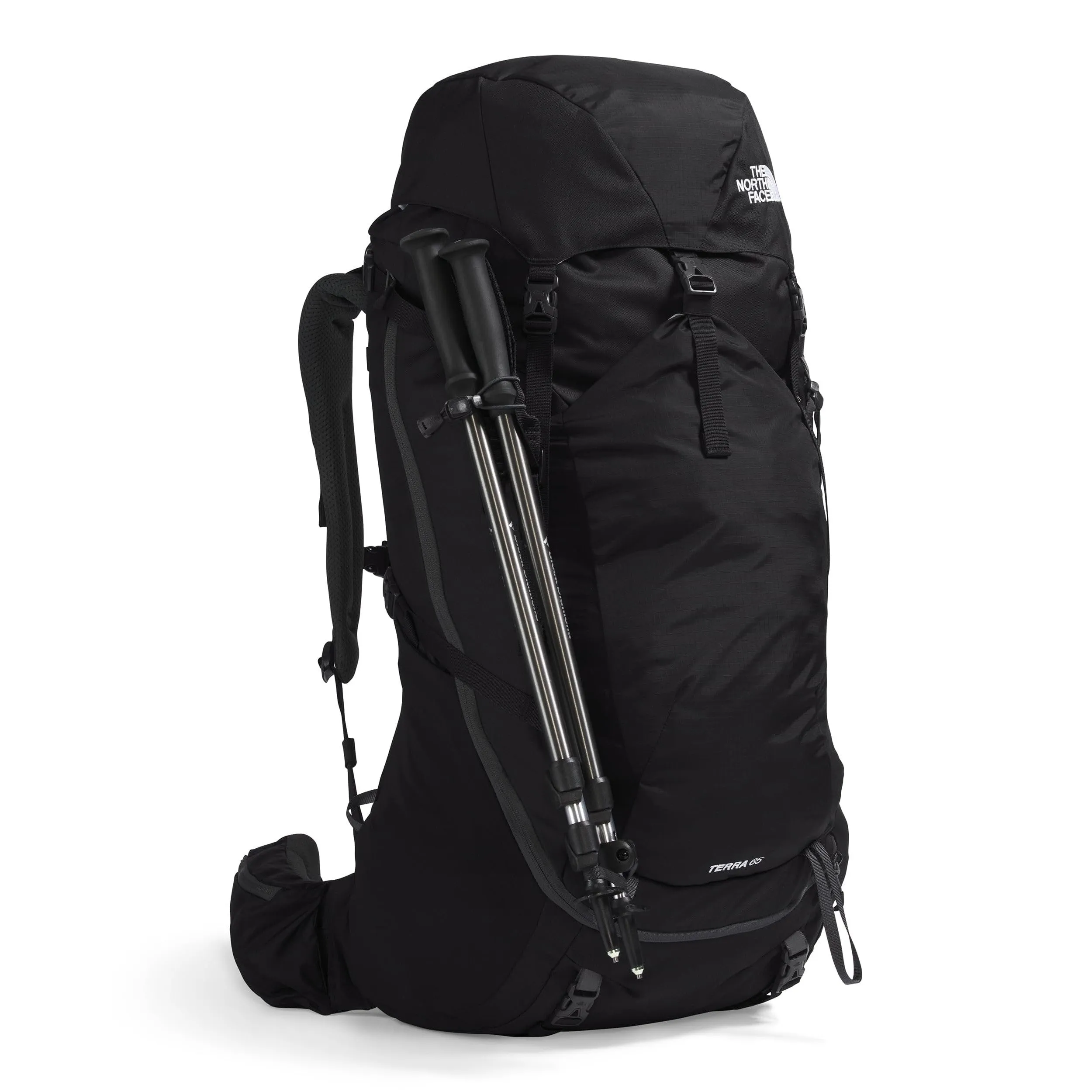 THE NORTH FACE Terra 65 L Backpacking Backpack, TNF Black/Asphalt Grey-NPF, Large/X-Large