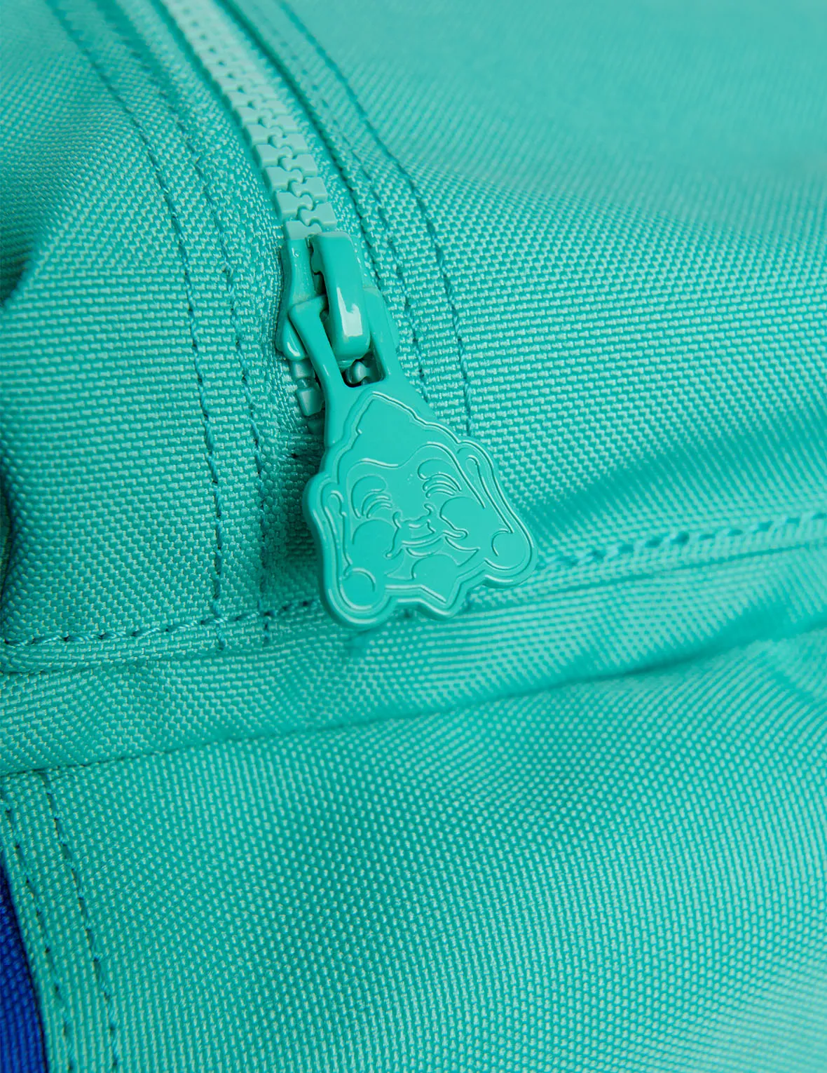 Two-tone Backpack with 3D Bear