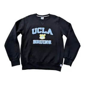 UCLA Joe Bear Bruins Fleece Crew Black