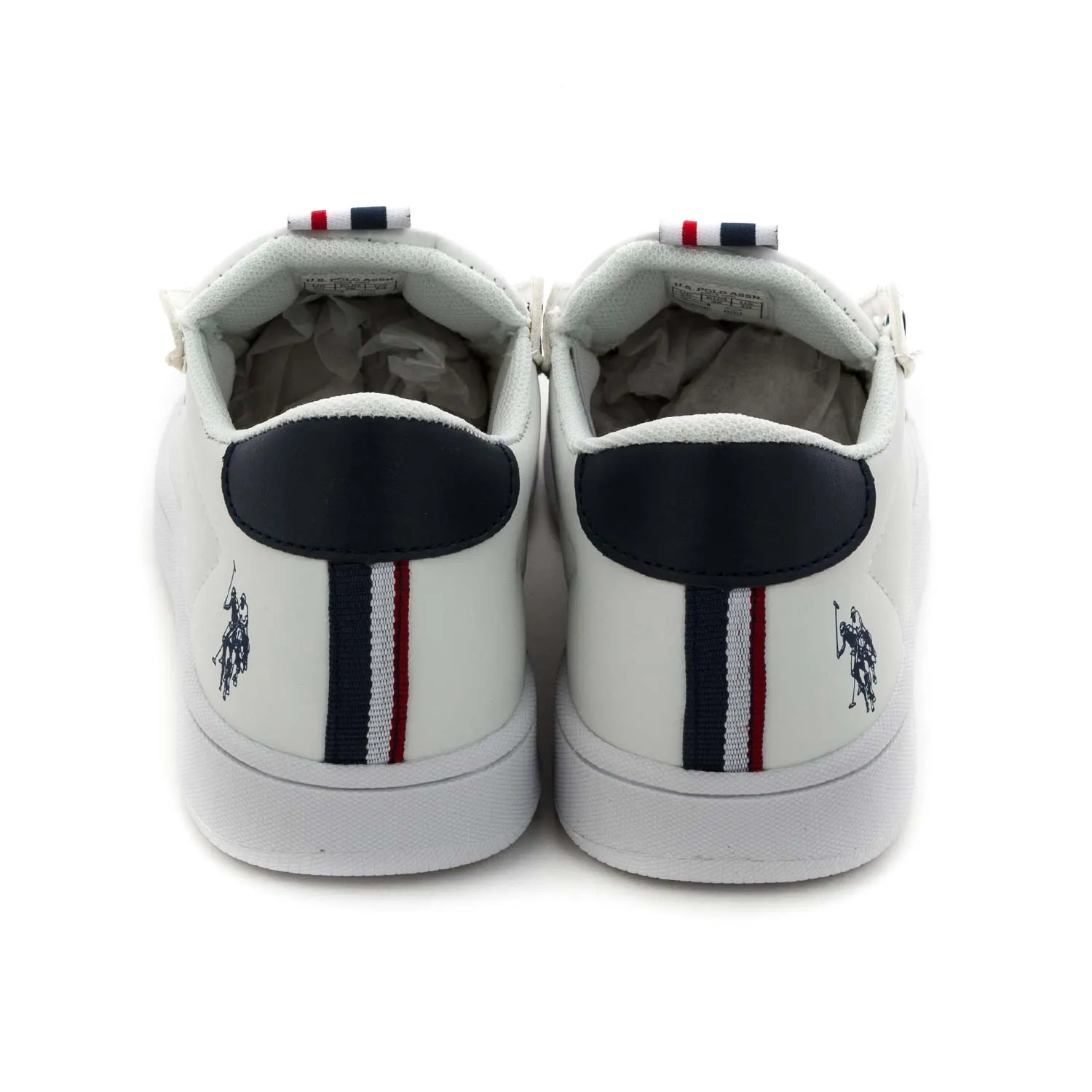 U.s. Polo Assn. Boy White Sneakers