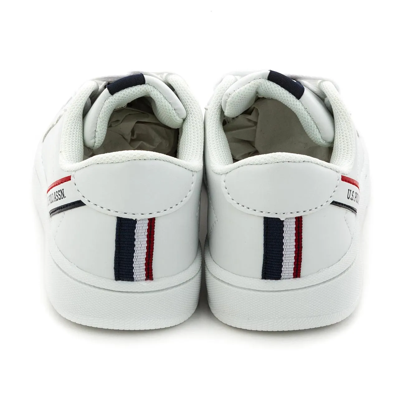 U.s. Polo Assn. Boys White Sneakers