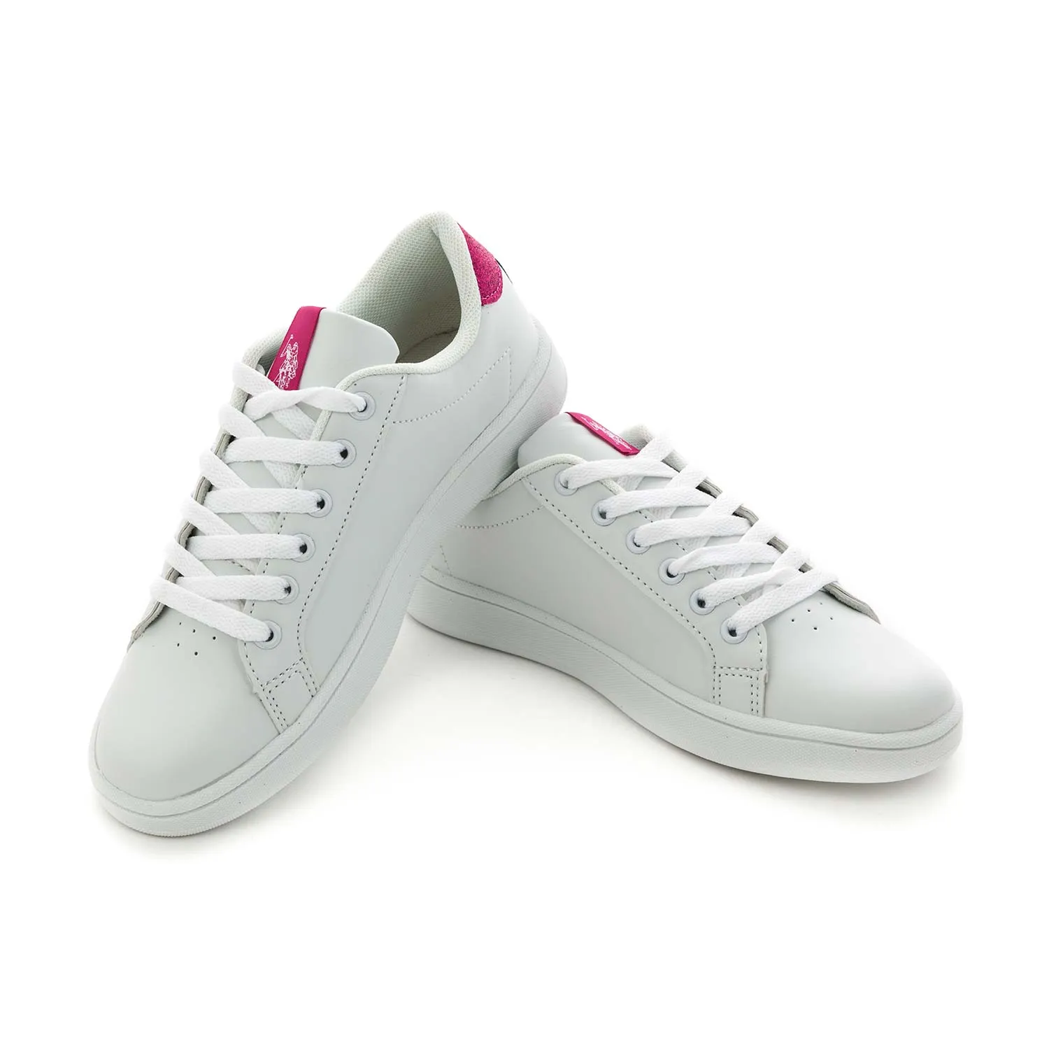 U.s. Polo Assn. White Sneakers For Girl