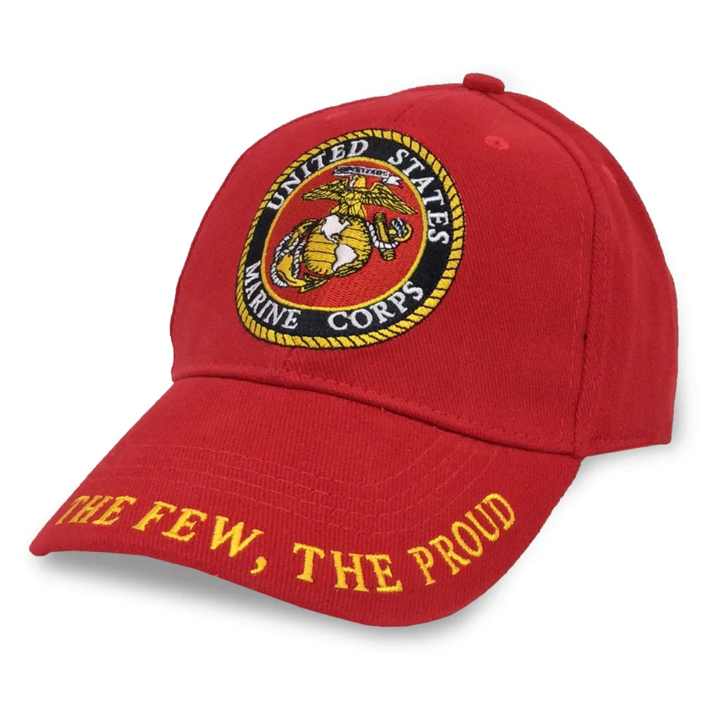 USMC The Few The Proud Hat (Red)