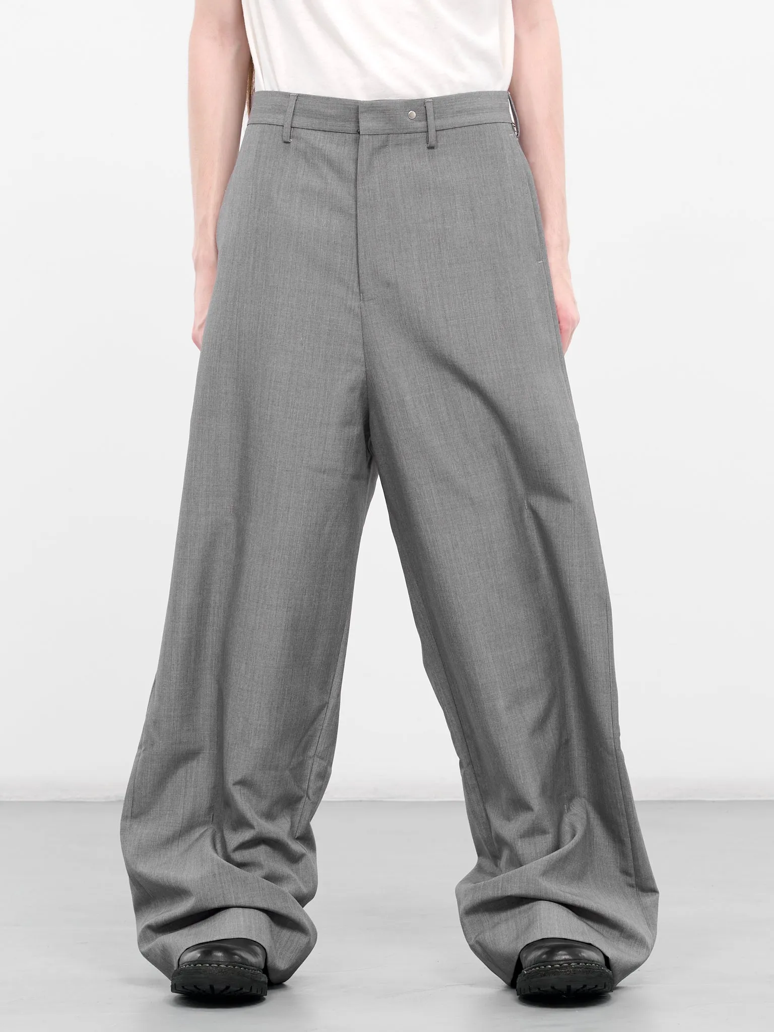 Vacuum Wide Leg Pants (PT-WLSL1-731-953-GREY)