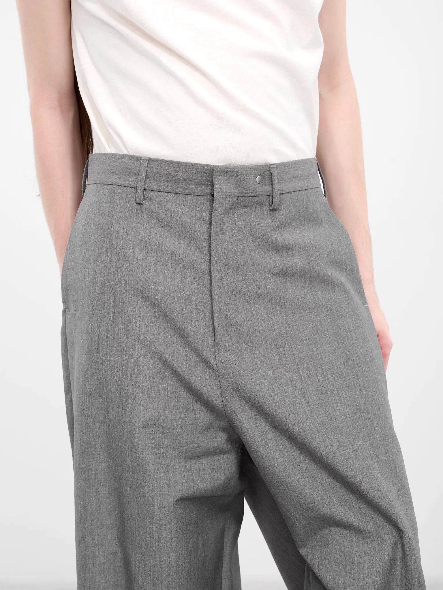 Vacuum Wide Leg Pants (PT-WLSL1-731-953-GREY)