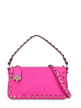 Valentino Garavani   Small Rockstud leather shoulder bag 