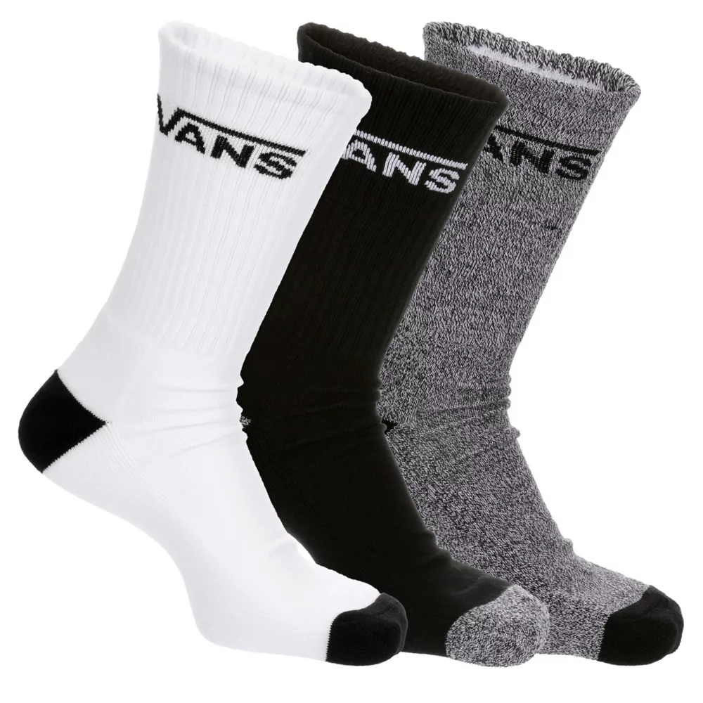 VANS  MENS CREW SOCKS 3 PAIRS