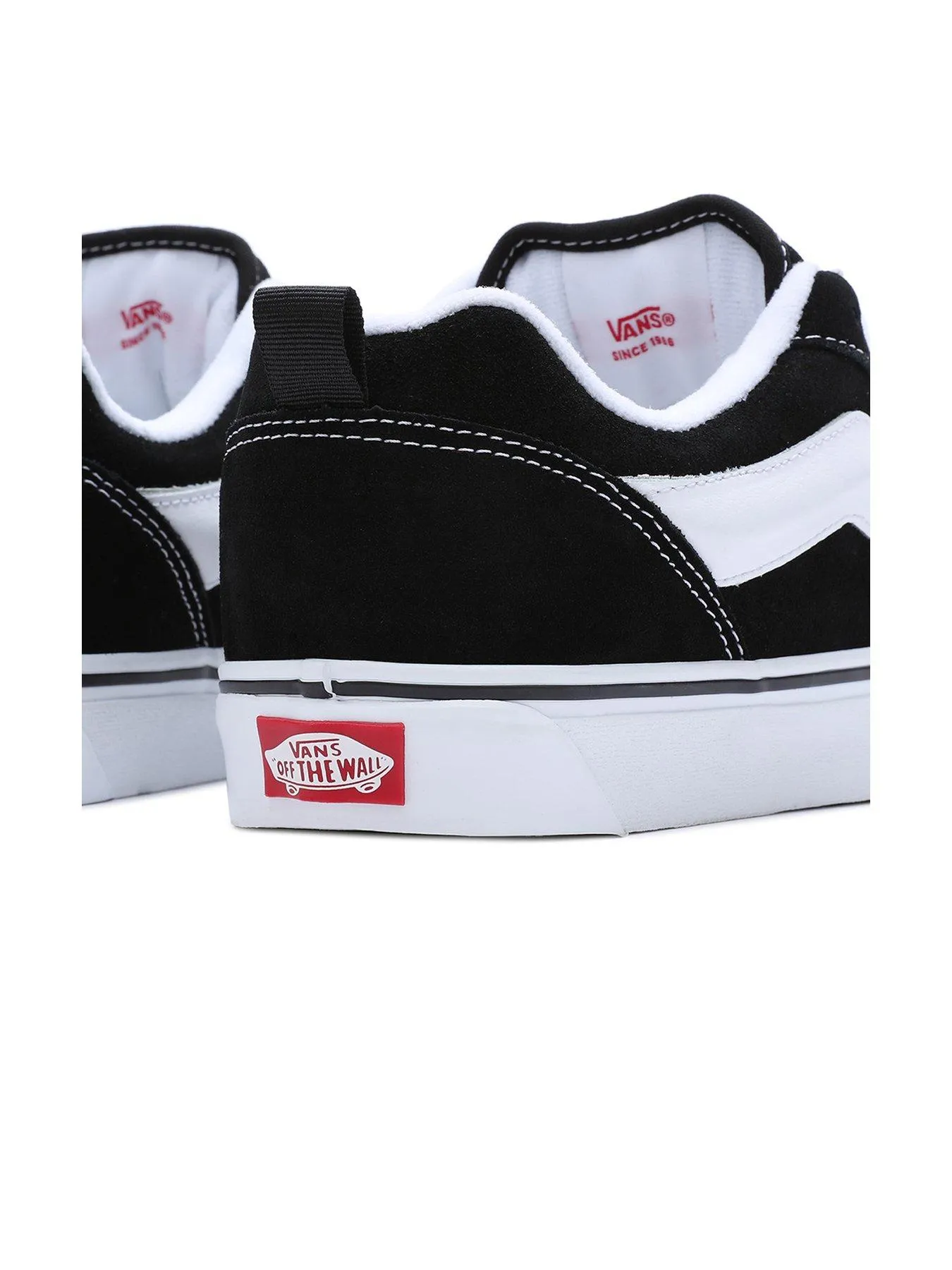 Vans Mens Knu Skool Trainers - Black/White