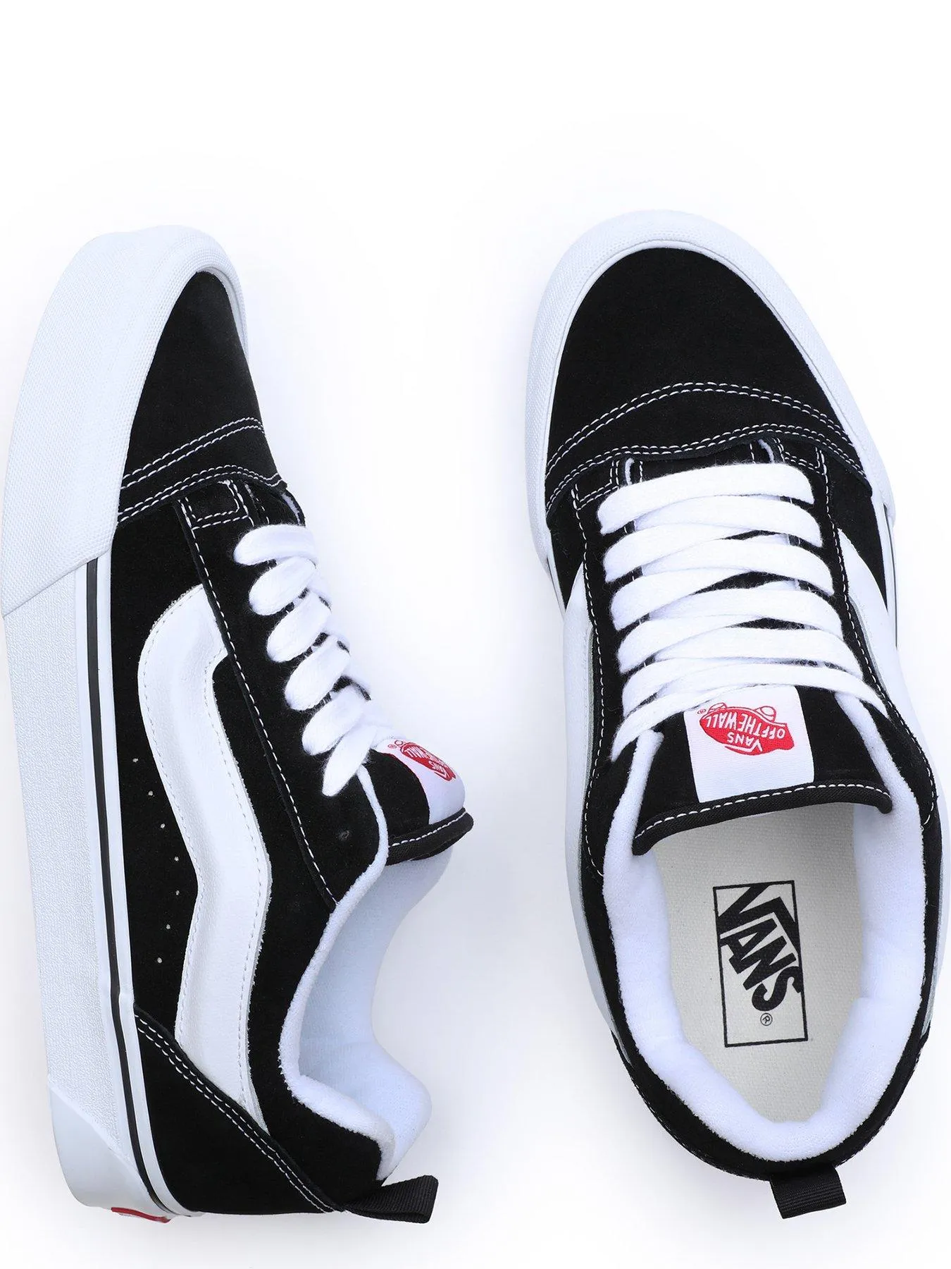 Vans Mens Knu Skool Trainers - Black/White