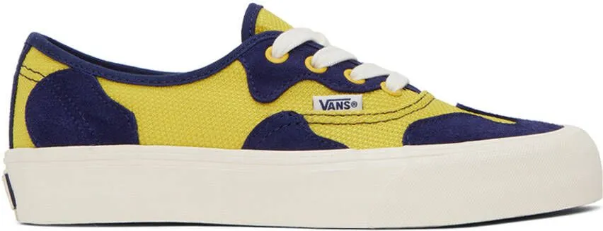 Vans Navy & Yellow Authentic VR3 Sneakers