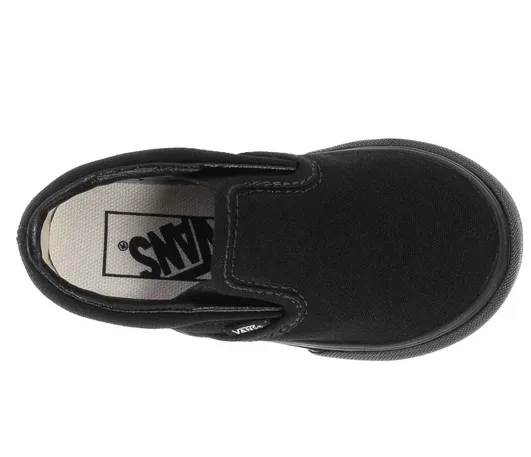 Vans Vans Toddler Classic Slip On Black Black VN000EX8BKA 