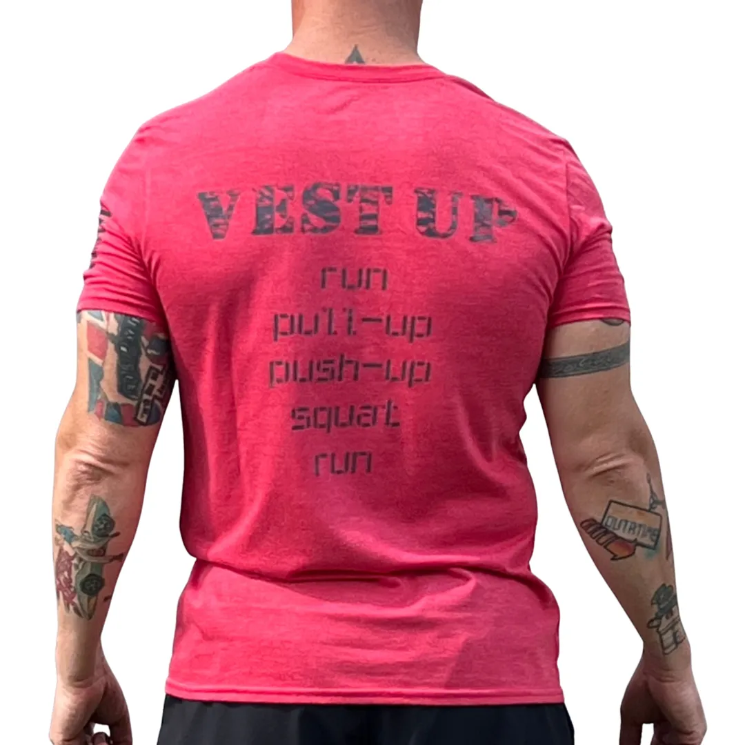 Vest Up Tee - Red