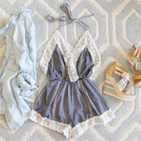 Whiskey & Rye Romper in Chambray