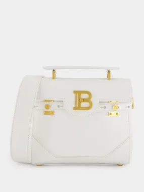 White B-Buzz 23 Grained Leather Bag