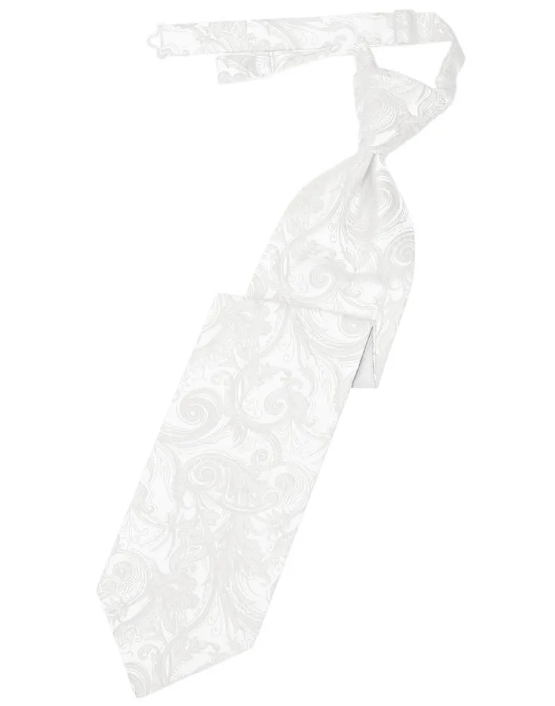 White Tapestry Necktie