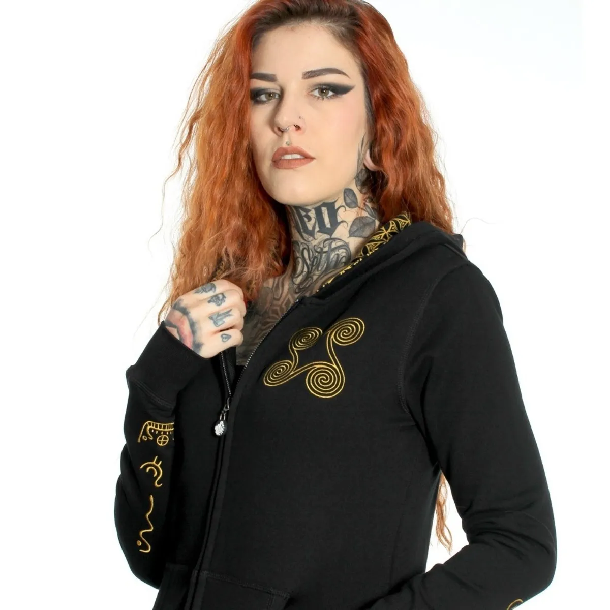 women's hoodie OLD NORSE - No Band - Solens Rejse - SEOM023  -  Metal-shop