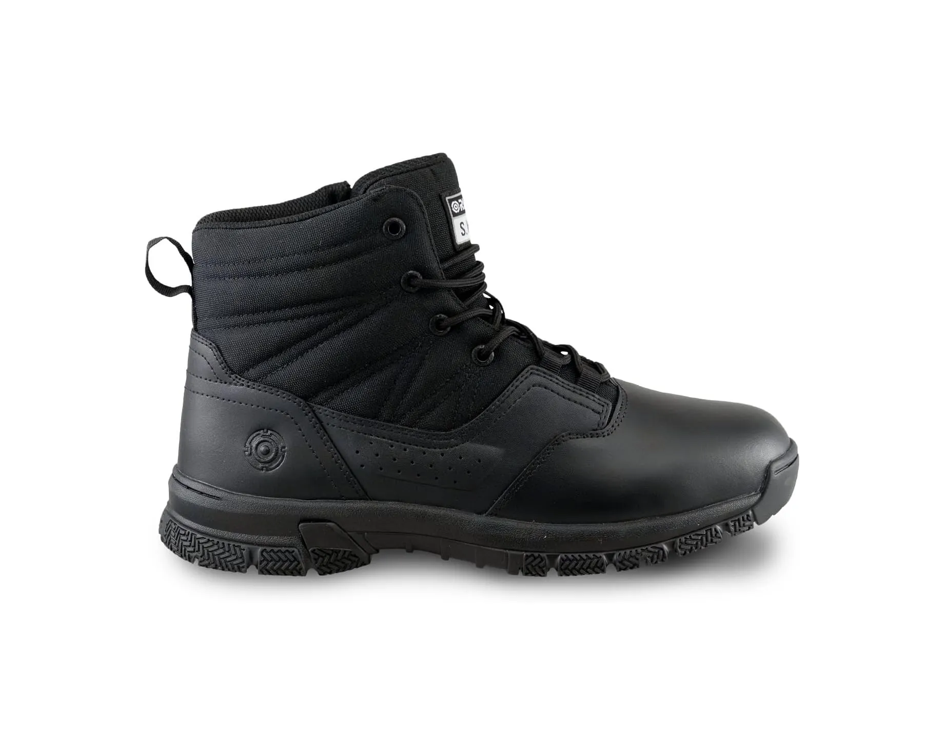 Women's Unisex Original S.W.A.T. ProTec 6 Side Zip Polishable Toe Boot