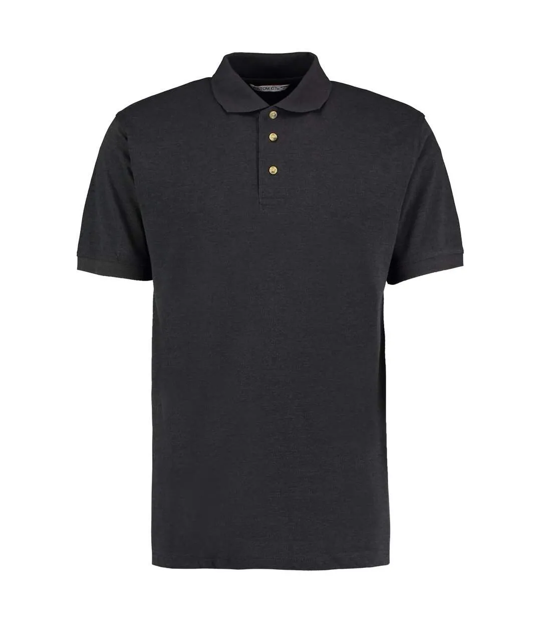 Workwear mens short sleeve polo shirt charcoal Kustom Kit