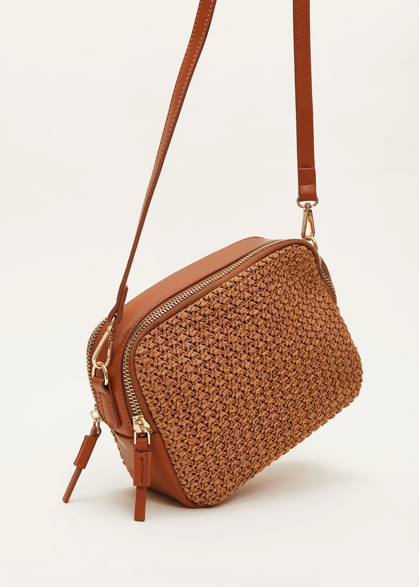 Woven Cross Body Bag