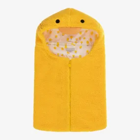 Yellow Sherpa Fleece Baby Chick Nest (70cm)