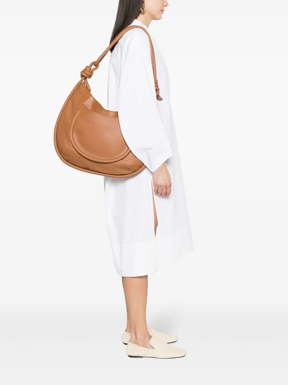 Zanellato    Zanellato Demi' L Leather Shoulder Bag